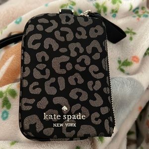 BNWT cheetah print kate spade lanyard.